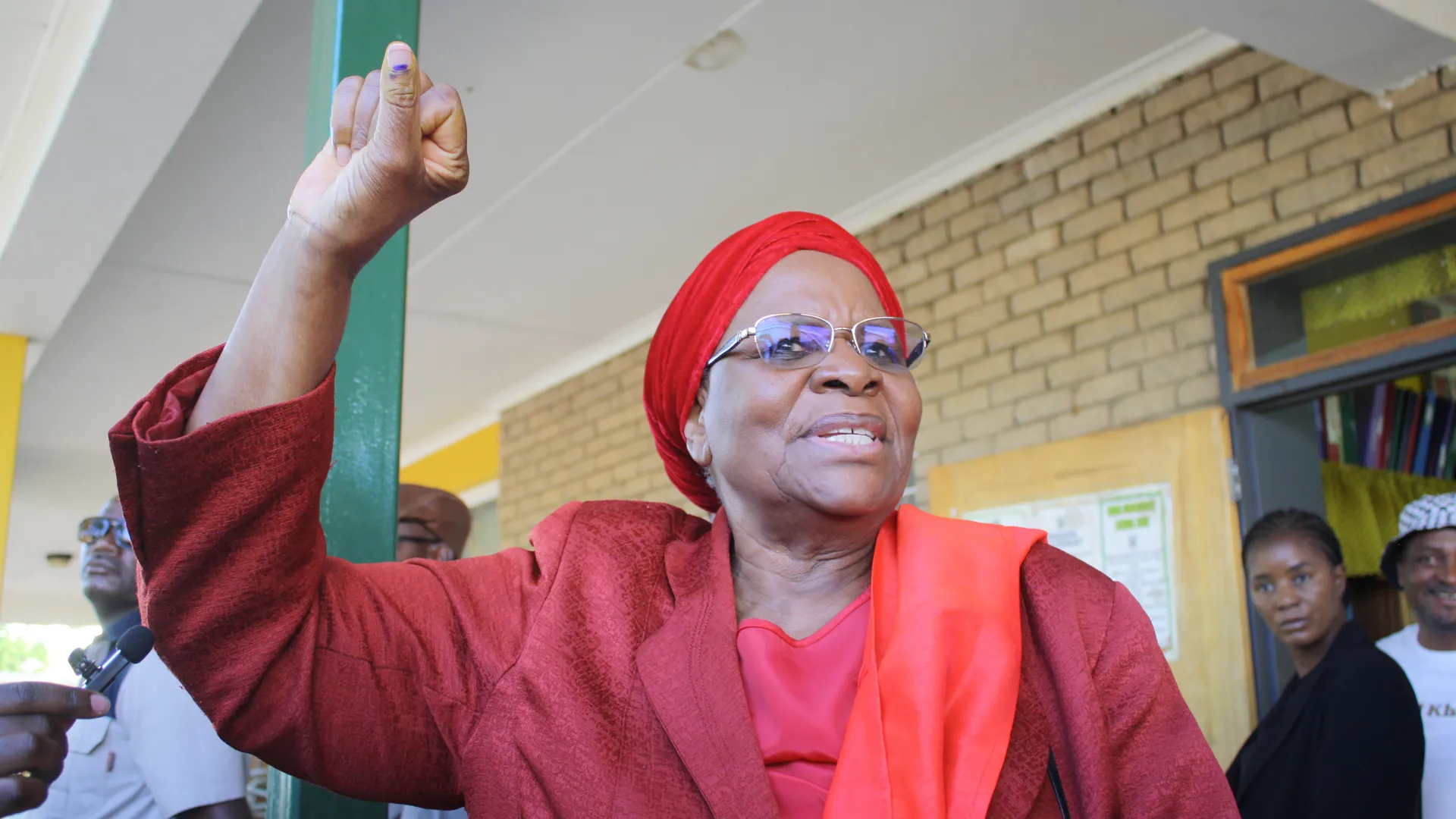 Prezidente Namíbia, Netumbo Nandi-Ndaitwah. [File: Esther Mbathera/AP]
