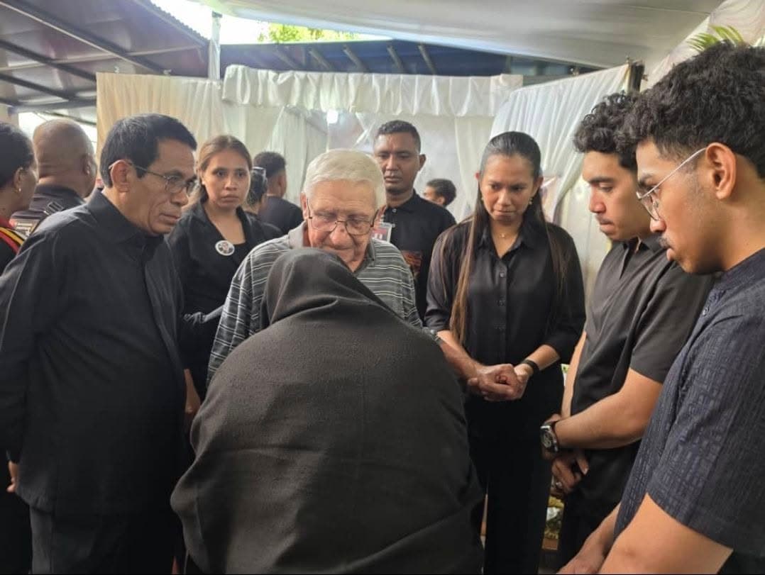Padre Elígio Locatelli hato’o Sentidu Kondolénsia ba Família eis Prezidente Repúblika, Dr. Francisco Guterres Lú-Olo.